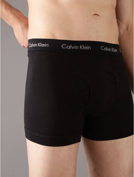 Trunks-Calvin-Klein-Cotton-Stretch-Pack-de-3-Hombre-Negro