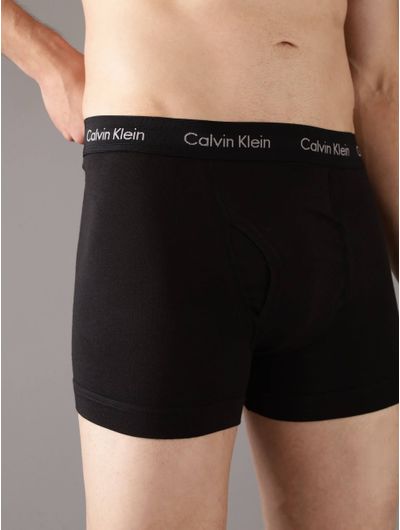 Trunks-Calvin-Klein-Cotton-Stretch-Pack-de-3-Hombre-Negro