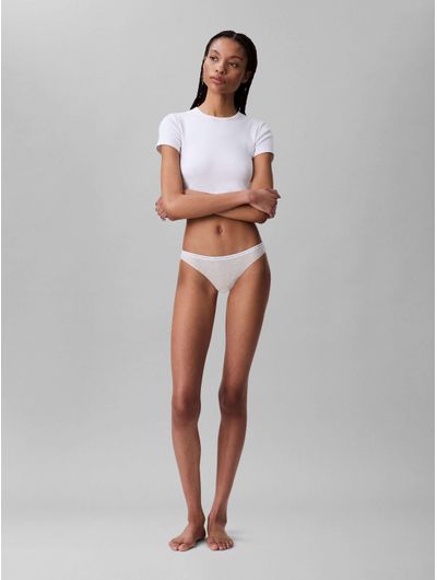 Bikini-Calvin-Klein-One-Cotton-Mujer-Gris-Claro