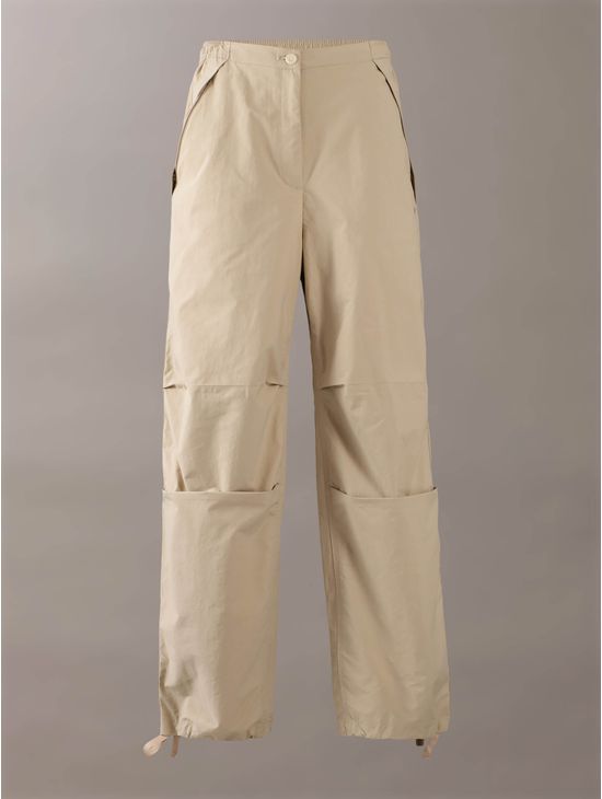 Pantalon-Calvin-Klein-Monograma-Mujer-Beige