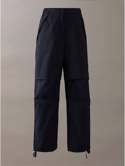 Pantalon-Calvin-Klein-Monograma-Mujer-Azul