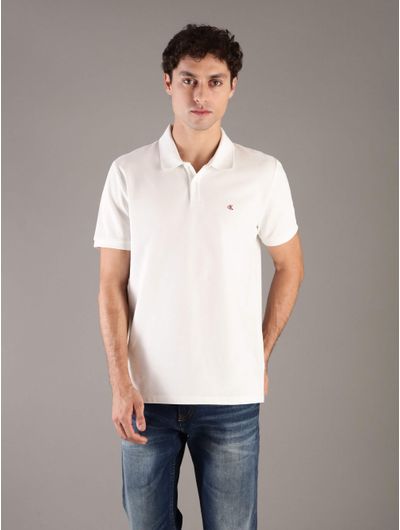 Polo-Calvin-Klein-Monograma-Hombre-Blanco