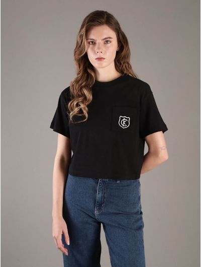 Playera-Calvin-Klein-Monograma-Mujer-Negro