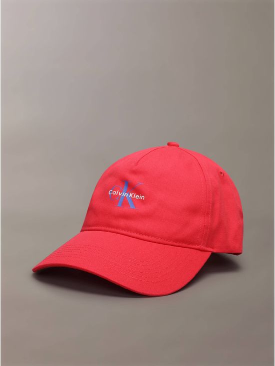 Gorra-Calvin-Klein-Monologo-Rojo