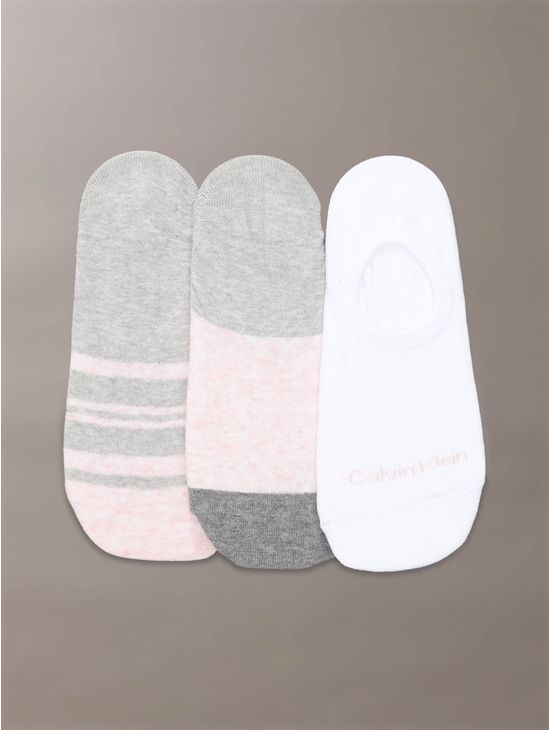 Calcetines-Calvin-Klein-Sneaker-Liner-Pack-de-3-Piezas-Mujer-Multicolor