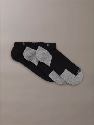 Calcetines-Calvin-Klein-Cushion-No-Show-Pack-de-3-Piezas-Mujer-Negro