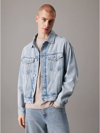 Chamarra-Calvin-Klein-Denim-Holgada-Hombre-Azul