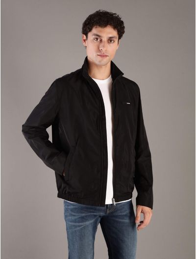 Chamarra-Calvin-Klein-Logo-Hombre-Negro