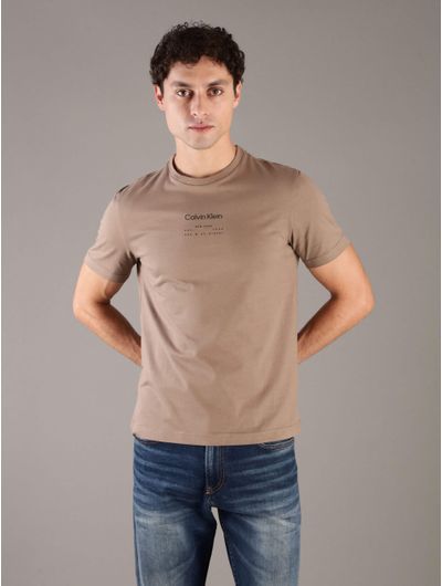 Playera-Calvin-Klein-Logo-Hombre-Cafe