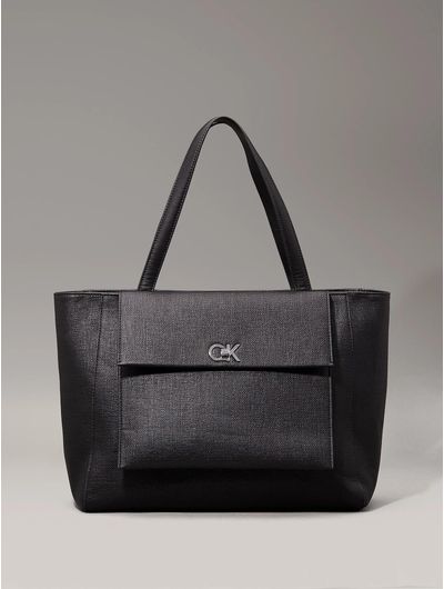 Tote-Calvin-Klein-Logo-Mujer-Negro