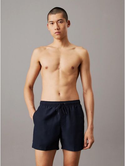 Traje-de-Baño-Calvin-Klein-Logo-Bordado-Hombre-Azul
