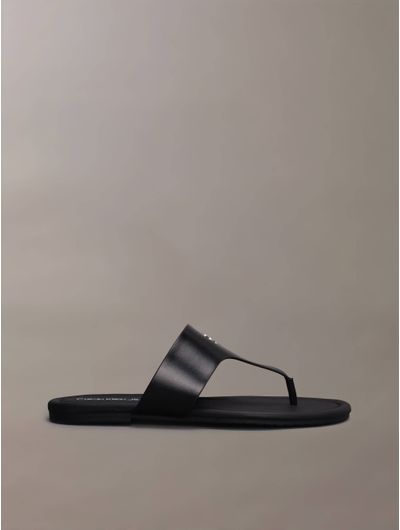 Sandalias-Calvin-Klein-Monograma-Mujer-Negro