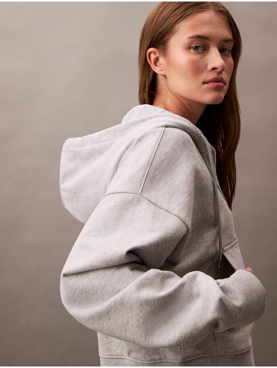 Sudadera-Calvin-Klein-Cropped-Monologo-Mujer-Gris