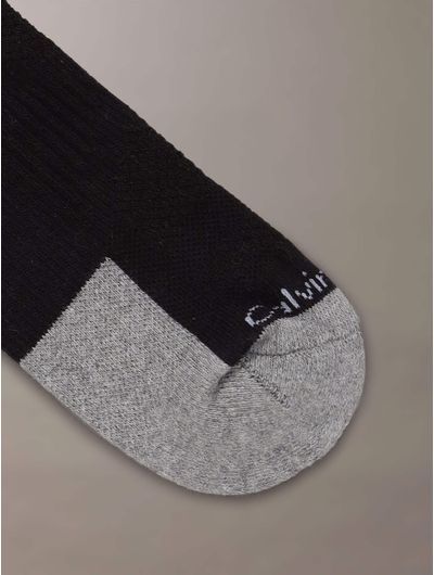 Calcetines-Calvin-Klein-Cushion-No-Show-Pack-de-3-Piezas-Mujer-Negro