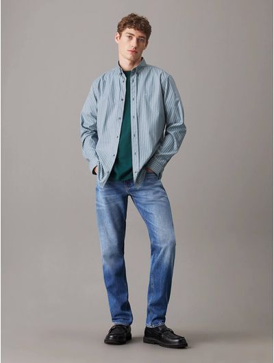 Jeans-Calvin-Klein-Slim-Straight-Hombre-Azul