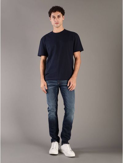 Playera-Calvin-Klein-Logo-Hombre-Azul