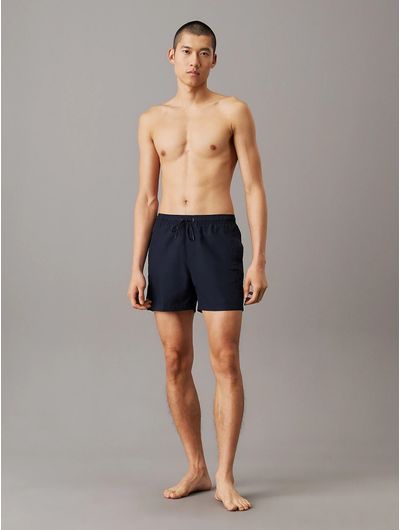 Traje-de-Baño-Calvin-Klein-Logo-Bordado-Hombre-Azul