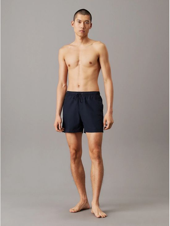 Traje-de-Baño-Calvin-Klein-Logo-Bordado-Hombre-Azul