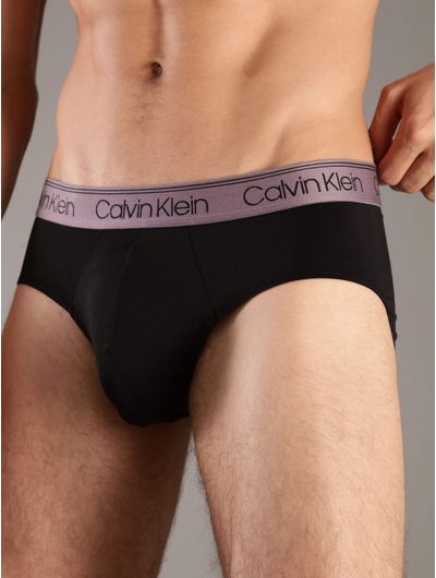 Briefs-Calvin-Klein-Microfiber-Stretch-Pack-de-3-Hombre-Negro