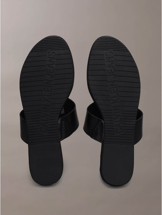Sandalias-Calvin-Klein-Monograma-Mujer-Negro