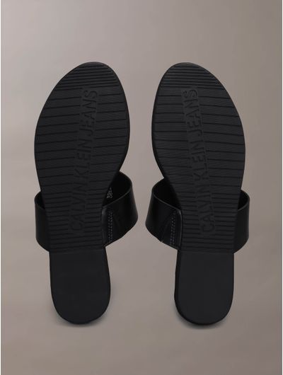 Sandalias-Calvin-Klein-Monograma-Mujer-Negro
