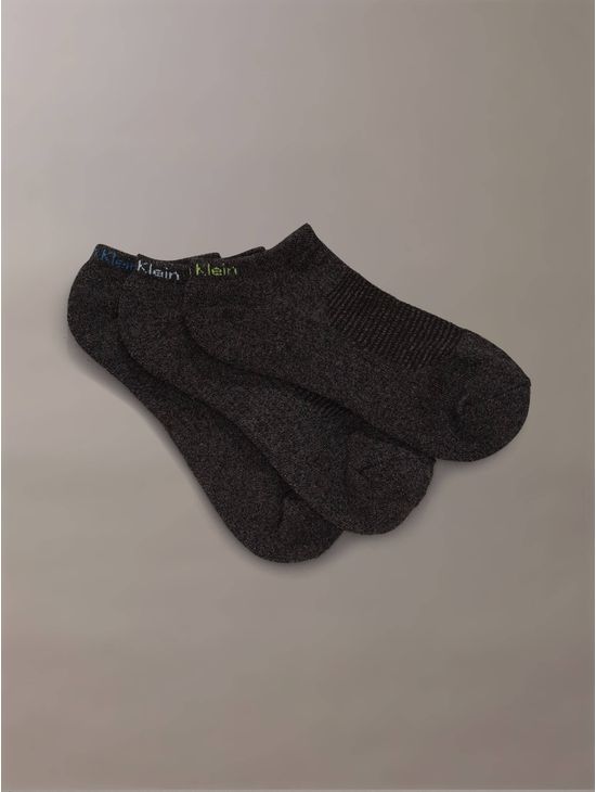 Calcetines-Calvin-Klein-Cushion-No-Show-Pack-de-3-Hombre-Negro