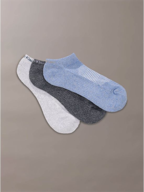 Calcetines-Calvin-Klein-Cushion-No-Show-Pack-de-3-Hombre-Multicolor