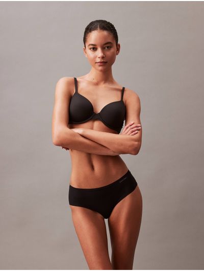 Hipster-Calvin-Klein-Invisibles-Microfiber-Stretch-Mujer-Negro