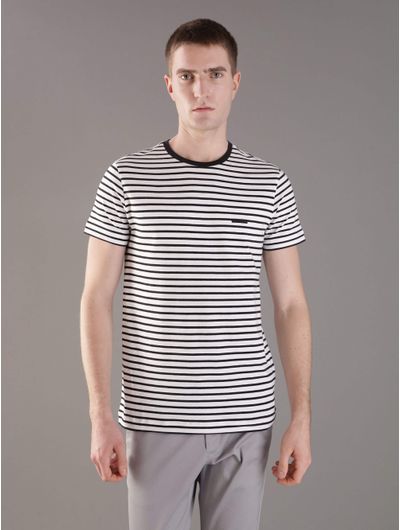 Playera-Calvin-Klein-con-Logo-en-Placa-Hombre-Multicolor
