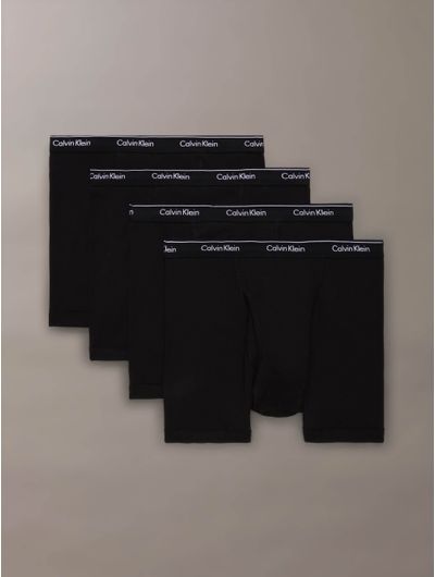 Briefs-Calvin-Klein-con-Logo-Pack-de-4-Hombre-Negro