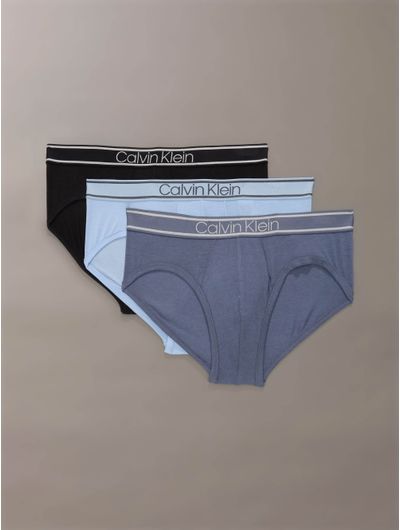 Briefs-Calvin-Klein-The-Ultimate-Comfort-Pack-de-3-Hombre-Multicolor
