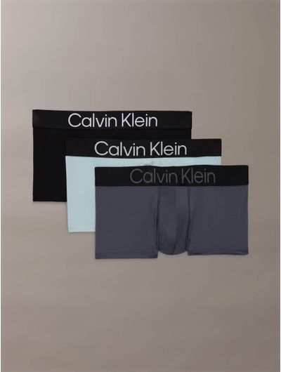 Trunks-Calvin-Klein-Low--Rice-Microfiber-Pack-de--3-Hombre-Multicolor