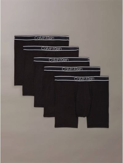 Briefs-Calvin-Klein-Viscose-Blend-Pack-de-5-Hombre-Negro