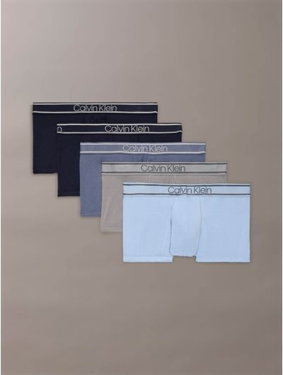 Trunks-Calvin-Klein-The-Ultimate-Comfort-Pack-de-5-Hombre-Multicolor