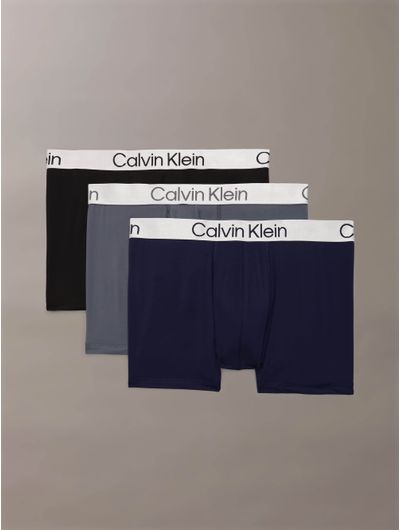 Trunks-Calvin-Klein-Microfiber-Stretch-Chromatic-Pack-de-3-Hombre-Multicolor