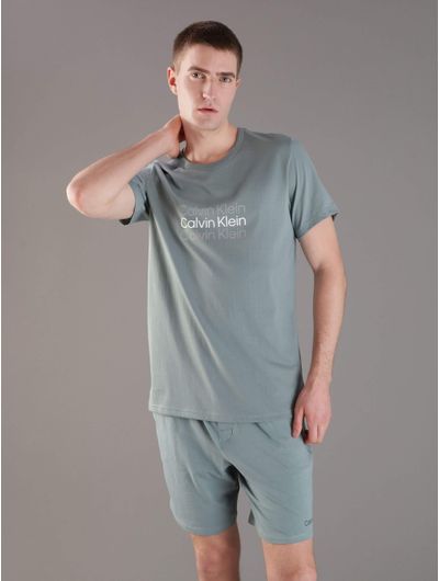 Playera-Calvin-Klein-de-Pijama-Hombre-Verde