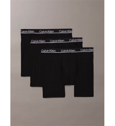 Bóxers Calvin Klein Microfiber Stretch Plus Pack de Hombre Negro