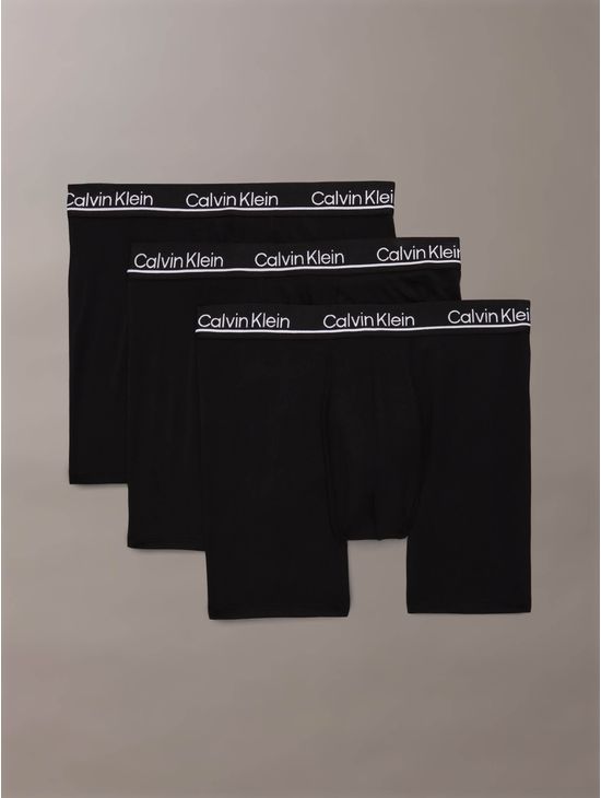 Briefs-Calvin-Klein-Microfiber-Stretch-Plus-Pack-de-3-Hombre-Negro