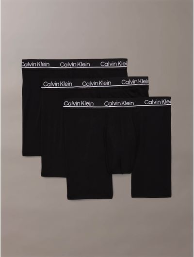 Briefs-Calvin-Klein-Microfiber-Stretch-Plus-Pack-de-3-Hombre-Negro
