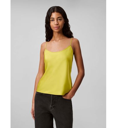 Blusa Calvin Klein Tirantes Mujer Amarillo Blusas Calvin Klein