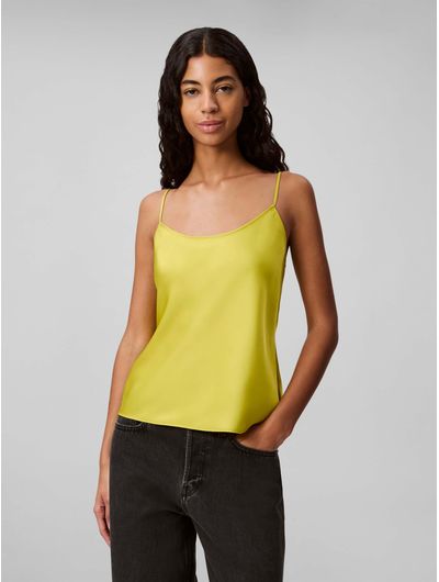 Blusa-Calvin-Klein-Tirantes-Mujer-Amarillo