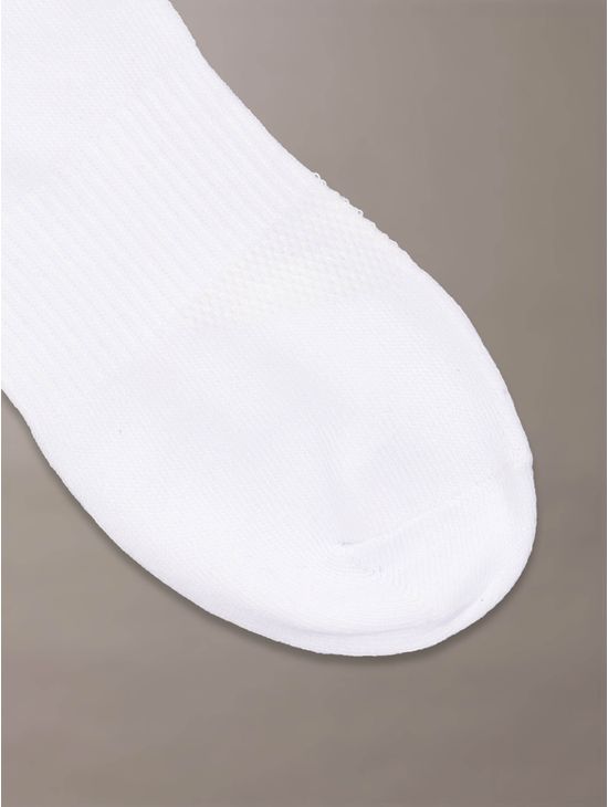 Calcetines-Calvin-Klein-Lightweight-No-Show-Pack-de-3-Mujer-Blanco