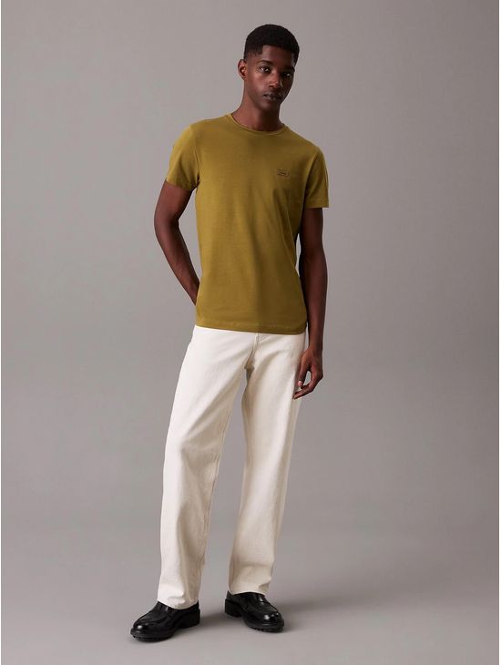 Playera-Calvin-Klein-Micro-Logo-Hombre-Verde
