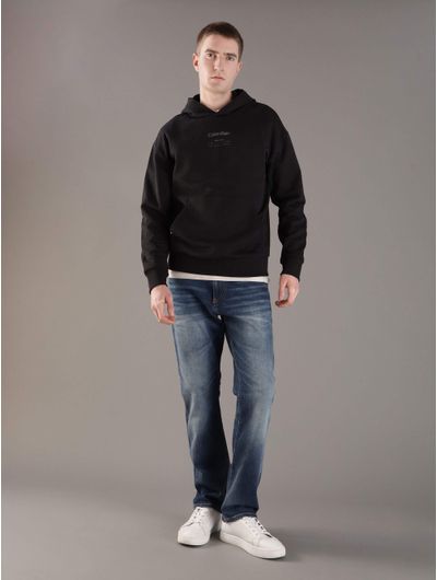 Sudadera-Calvin-Klein-con-Logo-Estampado-Hombre-Negro
