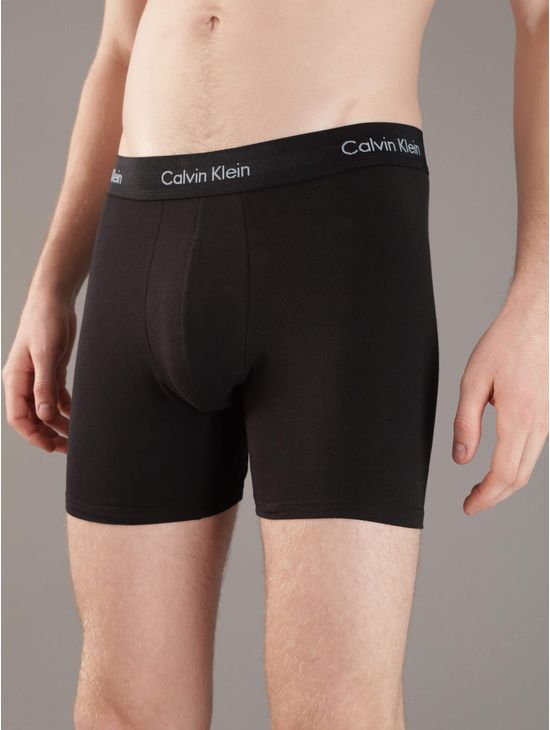 Briefs-Calvin-Klein-Cotton-Stretch-Pack-de-3-Hombre-Negro