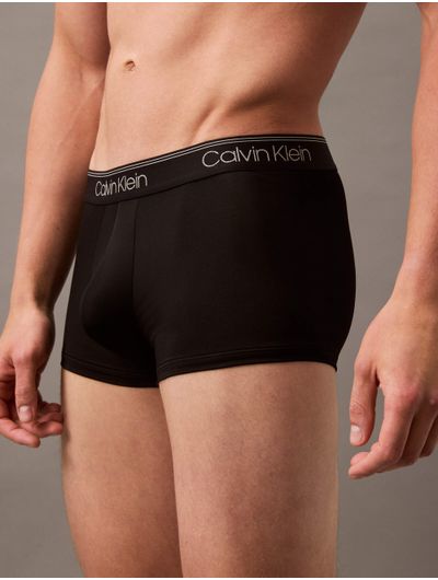 Trunks-Calvin-Klein-Micro-Stretch-Low-Rise-Pack-de-3-Hombre-Negro