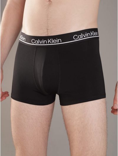 Trunks-Calvin-Klein-Microfiber-Stretch-Plus-Pack-de-4-Hombre-Negro