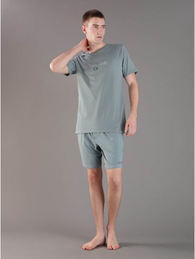 Short-Calvin-Klein-de-Pijama-Hombre-Azul