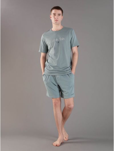 Playera-Calvin-Klein-de-Pijama-Hombre-Azul