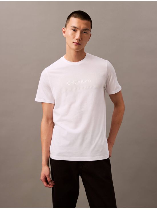 Playera-Calvin-Klein-Textura-Logo-Hombre-Blanco